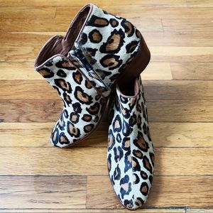 Sam Edelman Calf Hair Zip Ankle Bootie